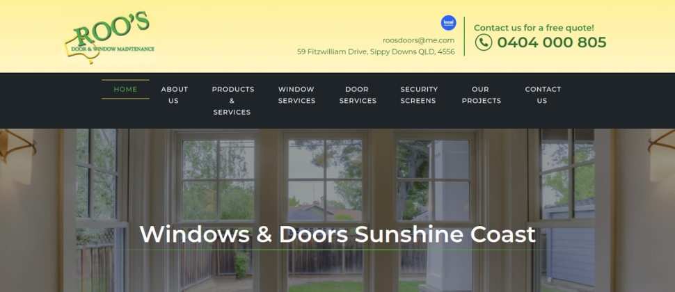 Roo's Door & Window Maintenance